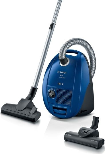Fshesë me qese Bosch BSGL 3TURBO, turbo furçë, rreze pune 10 m, blu metalike