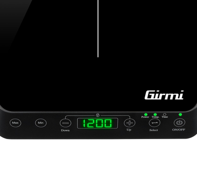 Furrë me induksion Girmi Pi04, 2000W, e zezë