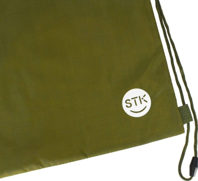 Çantë sporti Starpak Shoe Bag, me kordele, ngjyrë ulliri