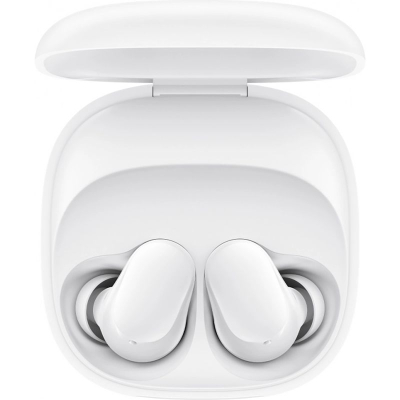 Kufje wireless Redmi Buds 6 Play, Bluetooth, me kuti karikimi, të bardha