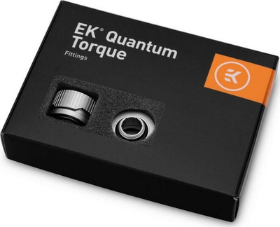 Përshtatës EK Water Blocks, EK-Quantum Torque HTC16 - 6er-Pack, Saten Titan