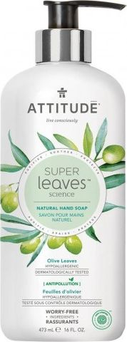 Sapun duarsh Attitude Super Leaves Olive Leaves, 473ml