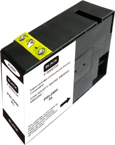 Kartrixh boje UPrint C-2500XLB, PGI-2500XL kompatibël, 75 ml, i zi