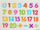 Puzzle druri edukativ Numbers 676796, numrat 0–20, shenja llogaritjeje, shumëngjyrësh
