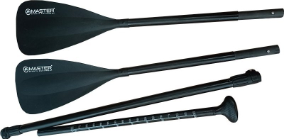 Paga SUP Master Dual Fibre, teleskopike, trefishe, e zezë