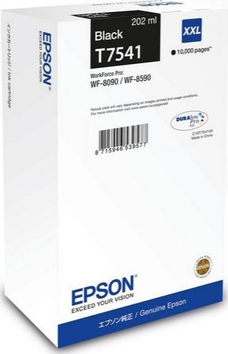 Katridha boje Epson C13T75414N, kapacitet ultra i lartë, 10000 faqe, e zezë