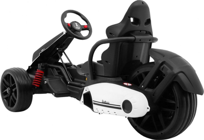 Go-kart elektrik për fëmijë Ramiz Bolid XR-1, 12V, 2x35W, i bardhë