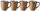 Set filxhanësh Bitz Wood Ocean 28084, 300ml, 4 copë, ngjyrë dru blu