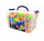 Конструкторски сет Trifox Glow in the Dark Straws, 900 парчиња, разнобоен