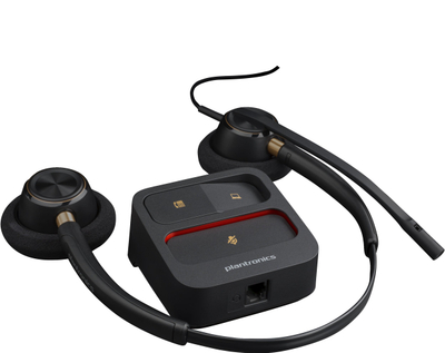 Kufje Poly EncorePro 520, on-ear, me kabllo Quick Disconnect, të zeza