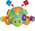 Lodër për t’u tërheq Winfun Turtle Pull Toy, me forma, +12 mujsh, shumëngjyrëshe