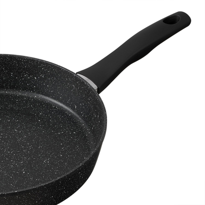 Set tiganësh MG Home Rubella, 3 copa, alumini, black marble