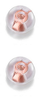 Mbyllëse për vathë Troli, 4 copë, Rose Gold