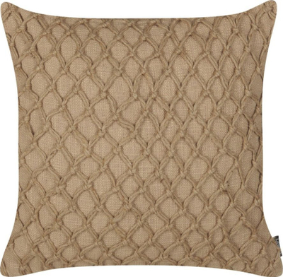 Set jastëkësh për zbukurim COLLOMIA, 45 x 45 cm, pambuk, bezhë