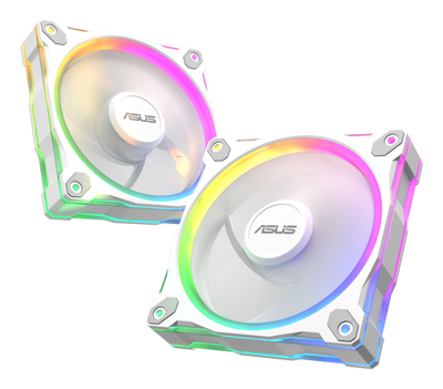 Ventilator kase ASUS Prime MR120, 120mm, ARGB, i bardhë, set 3 copë