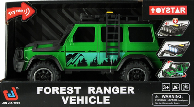Makina lodër off-road Mega Creative Forest Ranger, drita dhe tinguj, pull back, jeshile