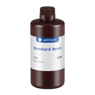 Rrëshirë 3D ANYCUBIC Standard Resin, 1kg, UV, gri