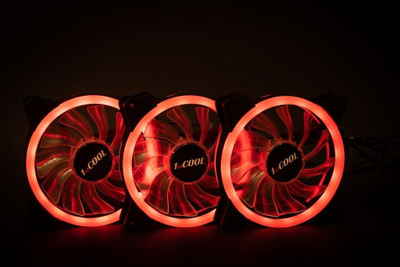 Ventilator PC 1stCOOL AURA EVO F12 ARGB, set 3x120mm, ARGB Rainbow, i bardhë