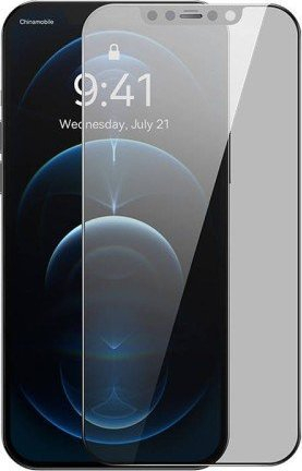 Xham mbrojtës Baseus Privacy Glass SGQP051202, për iPhone 12 Pro Max, 0.3mm, transparent