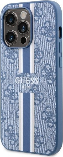Mbulesë telefoni Guess 4G Printed MagSafe për iPhone 14 Pro Max, blu