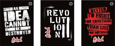 Set me fletore Promised Land Rebels, A4, 80 fletë me vija, 5 copë
