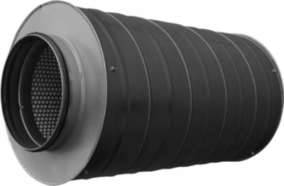 Silenciator ajri SpiroFlex Silencer 600mm DN200, izolim 50mm, llamarinë e galvanizuar