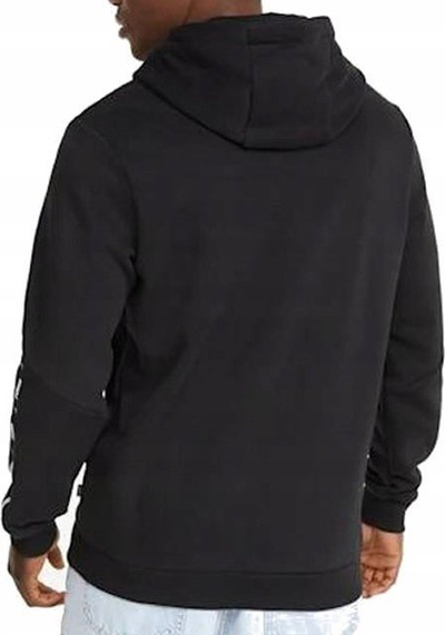 Bluzë me kapuç Puma ESS+ Tape Hoodie FL M, për burra, me xhep përpara, e zezë