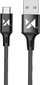 Kabllo USB në USB Type C Wozinsky WUC, 2.4A, 2m, e zezë