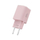 Полнач за мрежа Tech-Protect NCM33W, 33W, 2 порти USB PD QC3.0, розова