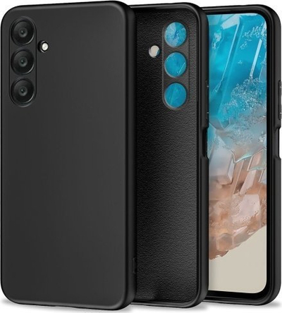 Këllëf telefoni Tech-Protect Icon për Galaxy M35 5G, silikoni, i zi