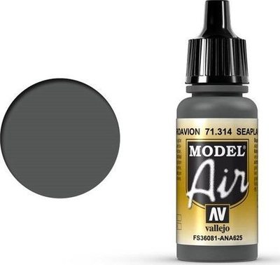 Bojë akrilike Vallejo Model Air Seaplane Grey, 17ml, gri e hirtë