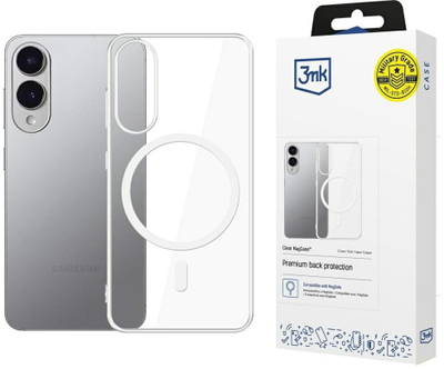Kuti mbrojtëse 3mk Clear MagCase për Samsung Galaxy S25 Edge, transparente, me magnet