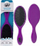 Четка за коса Wet Brush Custom Care Detangler Thick Hair, за густа коса, виолетова