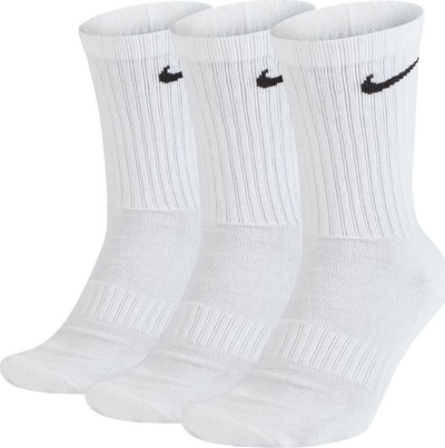 Çorape Nike Everyday Cushion Crew SX7664 100, set me 3 palë, të bardha