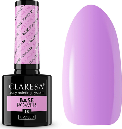 Bazë xheli për thonj Activeshop Claresa Base Power, pa acid, 5g, vjollcë