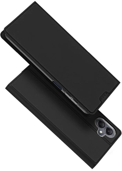 Këllëf portofol Dux Ducis Skin Pro për Samsung Galaxy A06 5G, me qëndrim, i zi
