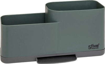 Dispenser sapuni me organizues FIVE, plastikë, jeshil