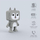 Altoparlant Bluetooth Mobility on Board Dancing Animals Ujk, 4 orë bateri, gri