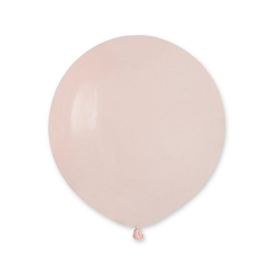 Balona Gemar Pastel Light Pink, 48cm, 25 copë, rozë pastel e çelët