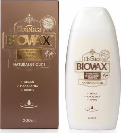 Shampo flokësh Biovax Argan Macadamia Coconut, për çdo lloj floku