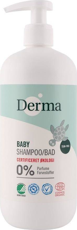 Shampo banjo për bebe Derma Eco Baby, 2 në 1, 500ml