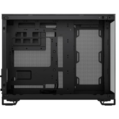 Kuti kompjuteri CORSAIR 2500X, Micro ATX, dhomë e dyfishtë, e zezë