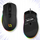 Mouse gaming AQIRYS Acrux, 10000dpi, me kabëll USB, i zi