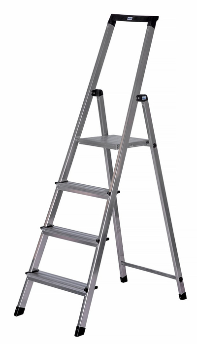 Shkallë e pavarur KRAUSE SOLIDY, 4 shkallë, metalike