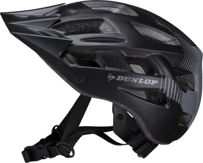 Helm çiklizmi Dunlop 267562 MTB, LED, madhësia L, i zi