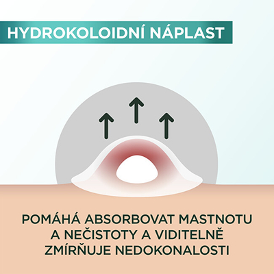 Patch-e Hidrokoloid për Papërsosmëritë e Lëkurës Pure Active, 22 copë