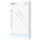 Kabllo karikimi Proove GridLine Type-C në Type-C, 60W, 1m, e bardhë