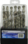 Set stërvilësh metali Geko G38215, 1-13mm, 25 copë, argjendtë
