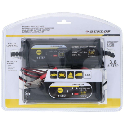 Karikues baterie Dunlop Intelligent, 3.8A, 6-12V, i zi