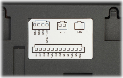 Panel i brendshëm video-interfon Dahua VTH5421HB-W, ekran 7", Wi-Fi IP, i zi